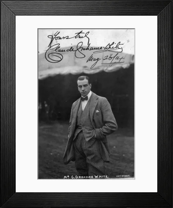 Framed Print : Claude Grahame-White Framed Print : Claude Grahame-White