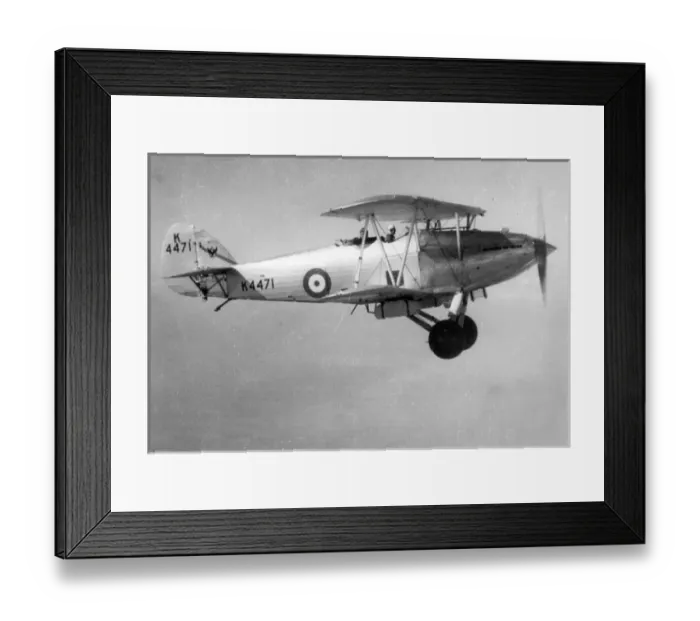 Framed Print : Hawker Hart I K4471 later sold to South Africa Framed Print : Hawker Hart I K4471 later sold to South Africa