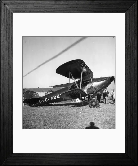 Framed Print : Hawker Hart II G-ABMR in post-war racing colours Framed Print : Hawker Hart II G-ABMR in post-war racing colours