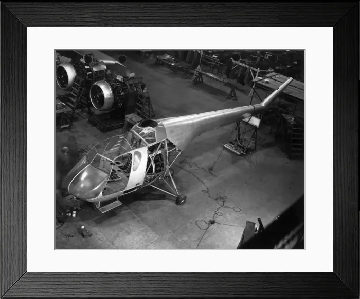 Framed Print : The first Bristol Sycamore under construction at Filton Framed Print : The first Bristol Sycamore under construction at Filton