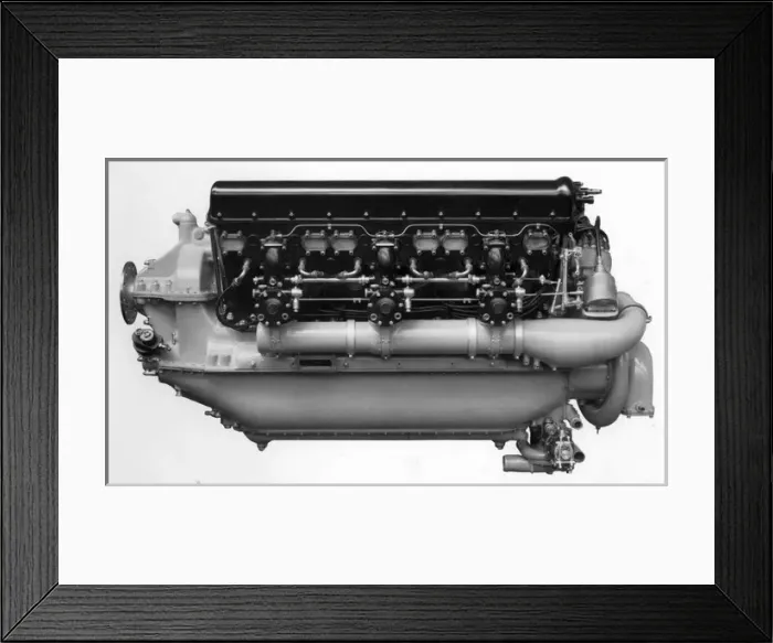 Framed Print : Hispano-Suiza 12Xirs12-cylinder water-cooled V-type Framed Print : Hispano-Suiza 12Xirs12-cylinder water-cooled V-type