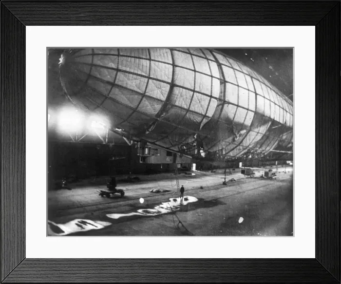 Framed Print : The R34 under construction in the Beardmore factory Framed Print : The R34 under construction in the Beardmore factory