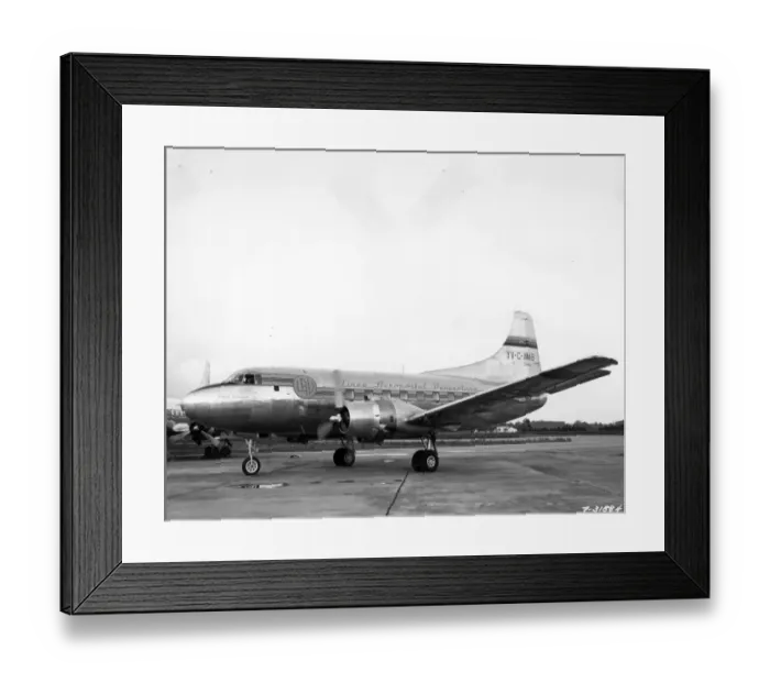 Framed Print : Martin 2-0-2 YV-C-AMB Rafael Urdaneta Framed Print : Martin 2-0-2 YV-C-AMB Rafael Urdaneta
