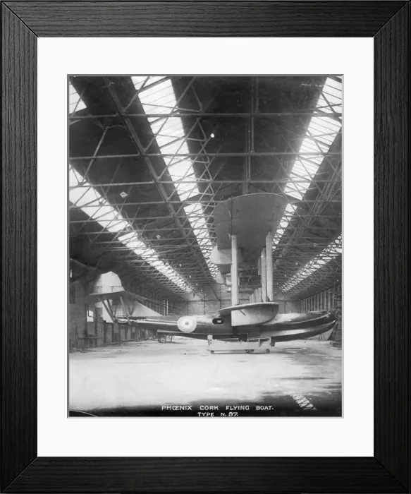 Framed Print : Phoenix P5 Cork MkII N87 inside the hangar at Brough Framed Print : Phoenix P5 Cork MkII N87 inside the hangar at Brough