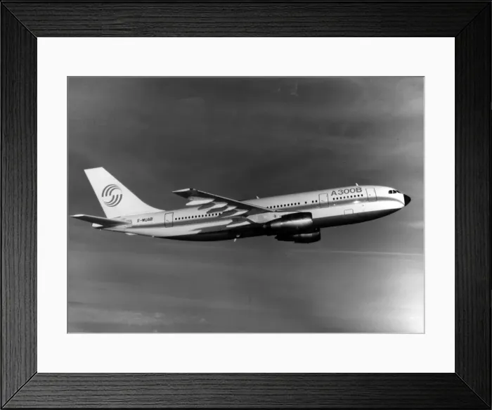 Framed Print : The first A300 F-WUAB during flight trials Framed Print : The first A300 F-WUAB during flight trials