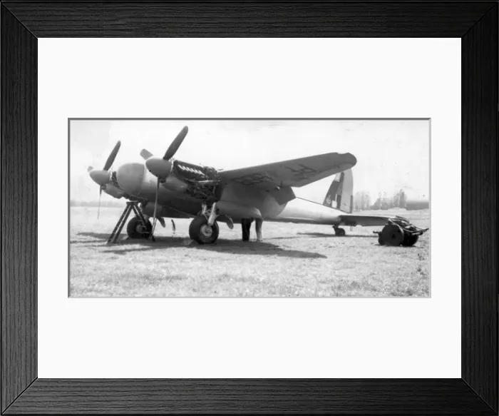 Framed Print : de Havilland Mosquito FBXVI PF568 undergoing maintenance Framed Print : de Havilland Mosquito FBXVI PF568 undergoing maintenance