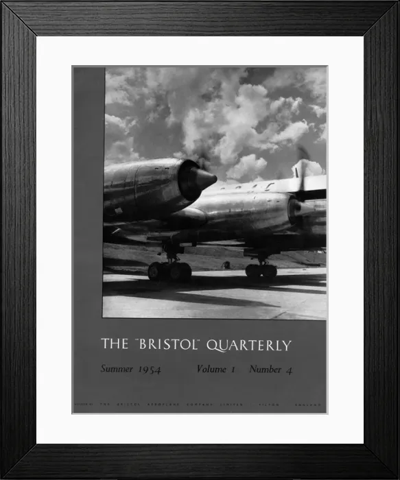 Framed Print : The front cover of The Bristol Quarterly Spring 1954 Framed Print : The front cover of The Bristol Quarterly Spring 1954
