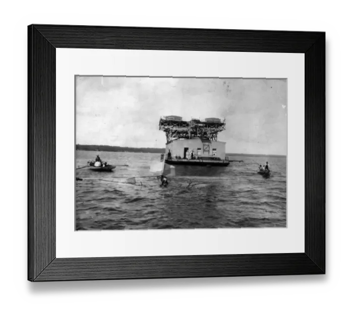 Framed Print : Langleys Aerodrome in the Potomac River Framed Print : Langleys Aerodrome in the Potomac River