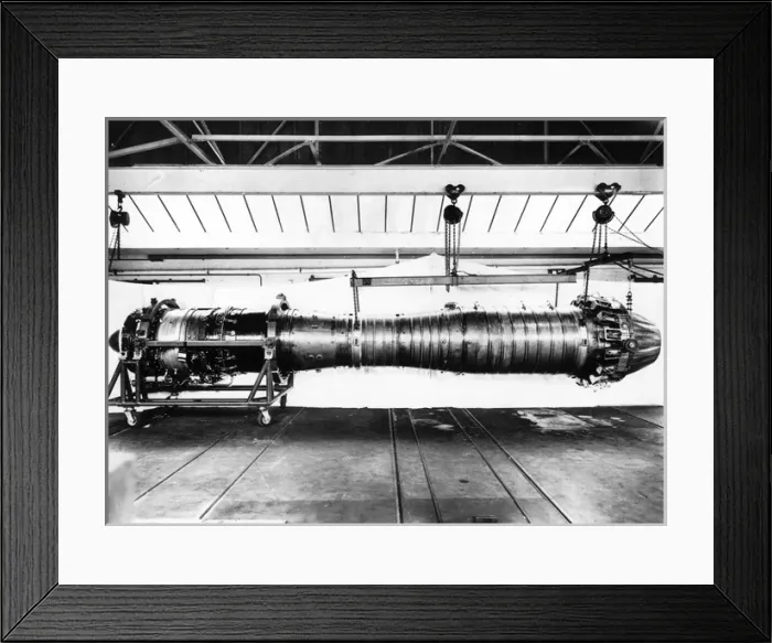 Framed Print : de Havilland Gyron turbojet with reheat tailpipe Framed Print : de Havilland Gyron turbojet with reheat tailpipe