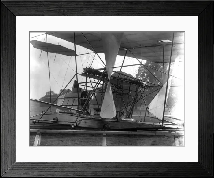 Framed Print : Hiram Maxims flying machine at Baldwyns Park Kent Framed Print : Hiram Maxims flying machine at Baldwyns Park Kent