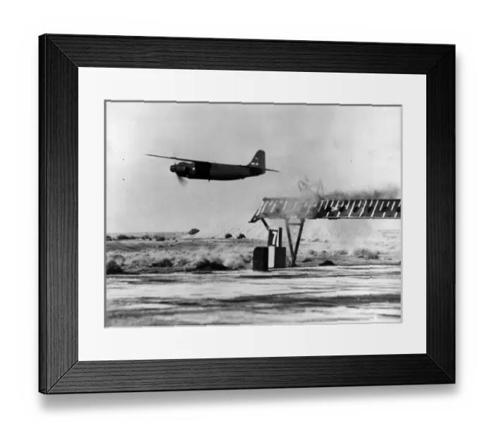 Framed Print : Radioplane OQ-19A radio-controlled target demonstrated Framed Print : Radioplane OQ-19A radio-controlled target demonstrated