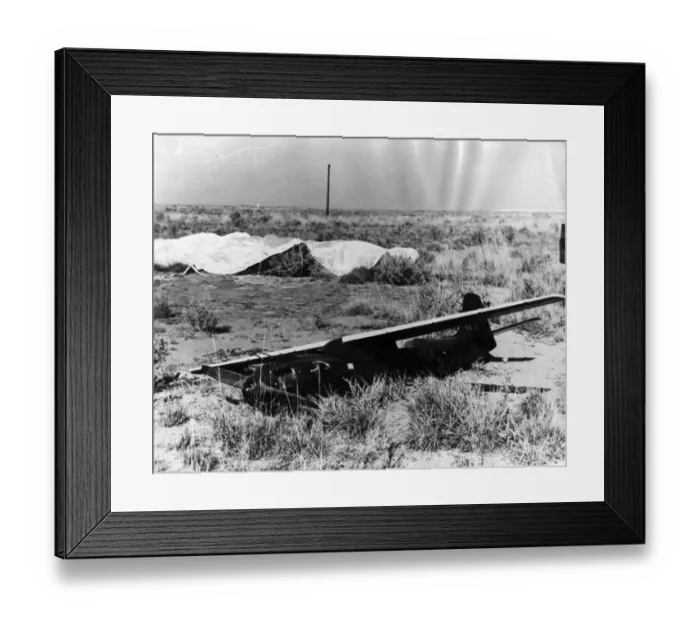 Framed Print : Radioplane OQ-19A radio-controlled target demonstrated Framed Print : Radioplane OQ-19A radio-controlled target demonstrated