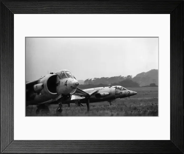 Framed Print : Hawker Siddeley Kestrel FGA1s
