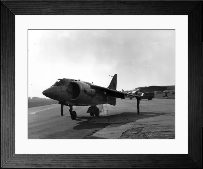 Framed Print : Hawker Siddeley Kestrel FGA1 at Dunsfold Framed Print : Hawker Siddeley Kestrel FGA1 at Dunsfold