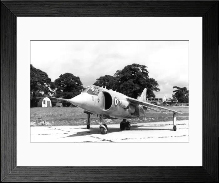Framed Print : One of the pre-production batch of Hawker Siddeley Harriers Framed Print : One of the pre-production batch of Hawker Siddeley Harriers