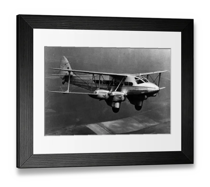 Framed Print : de Havilland DH86 G-ACZN St Catherines Bay Framed Print : de Havilland DH86 G-ACZN St Catherines Bay