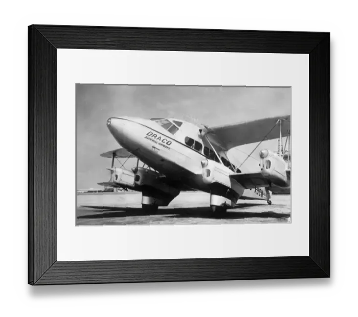 Framed Print : de Havilland DH86 Express Air Liner G-ADCM Draco Framed Print : de Havilland DH86 Express Air Liner G-ADCM Draco