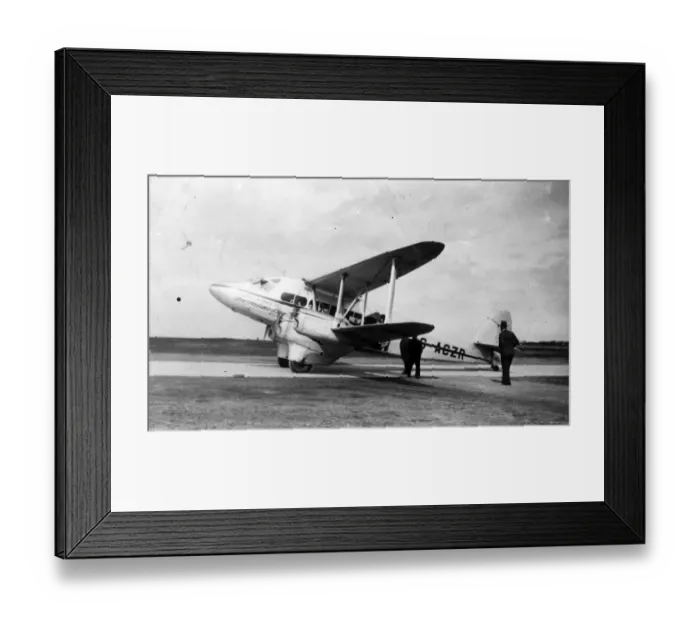 Framed Print : de Havilland DH86 Express Air Liner G-ACZR La Saline Bay Framed Print : de Havilland DH86 Express Air Liner G-ACZR La Saline Bay