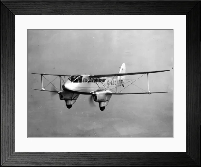 Framed Print : The first de Havilland DH89A Dragon Rapide G-AEOV Framed Print : The first de Havilland DH89A Dragon Rapide G-AEOV