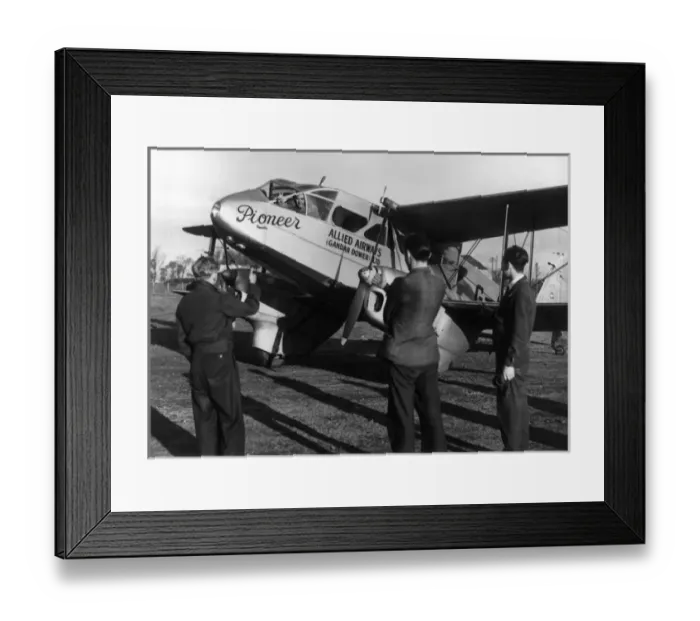Framed Print : de Havilland DH89 Dragon Rapide G-ADAH of Allied Airways Framed Print : de Havilland DH89 Dragon Rapide G-ADAH of Allied Airways