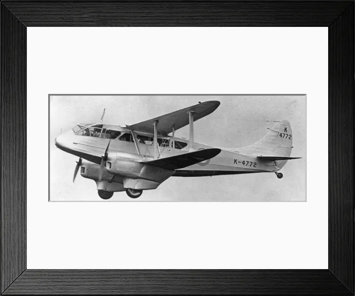 Framed Print : de Havilland DH89M Dragon Rapide K4772