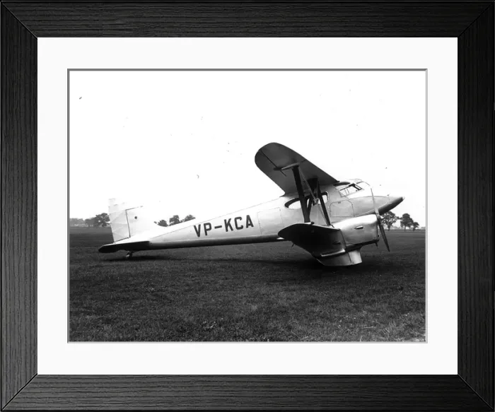Framed Print : de Havilland DH90 Dragonfly VP-KCA of Wilson Airways Framed Print : de Havilland DH90 Dragonfly VP-KCA of Wilson Airways