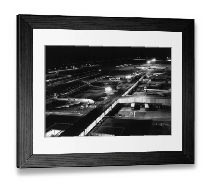 Framed Print : Gatwick Airport in May 1972 Framed Print : Gatwick Airport in May 1972