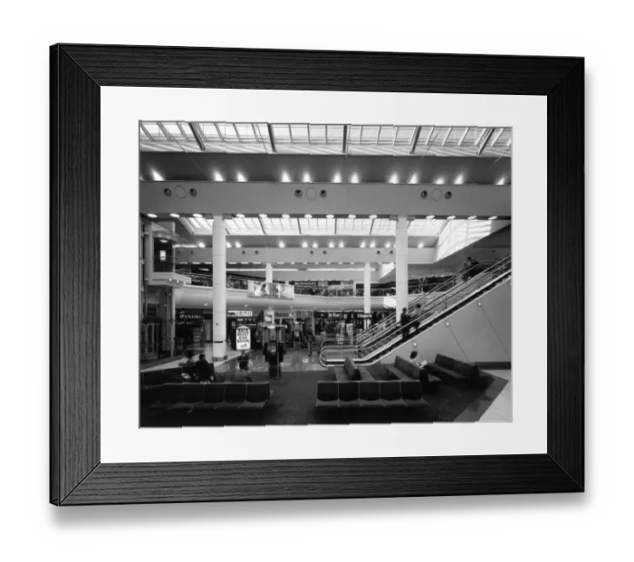 Framed Print : The 70000sqft extension to Gatwick Airports South Terminal Framed Print : The 70000sqft extension to Gatwick Airports South Terminal