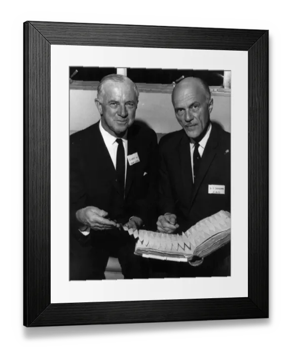 Framed Print : J G Hurley CBE and Bs Shenstone Framed Print : J G Hurley CBE and Bs Shenstone