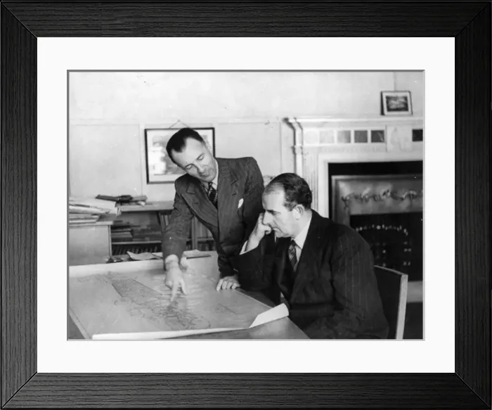 Framed Print : R H Chaplin and Sydney Camm Framed Print : R H Chaplin and Sydney Camm