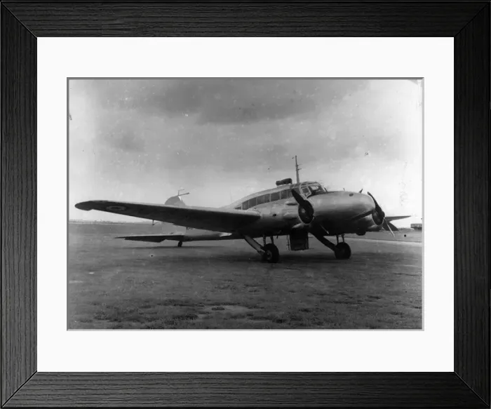 Framed Print : Avro Anson I with auxiliary equipment Framed Print : Avro Anson I with auxiliary equipment