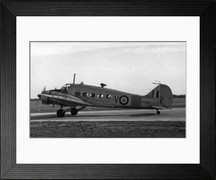 Framed Print : Avro Anson T21 VV980 Framed Print : Avro Anson T21 VV980