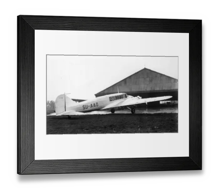 Framed Print : Avro Anson II SU-aO of the Egyptian Government Framed Print : Avro Anson II SU-aO of the Egyptian Government