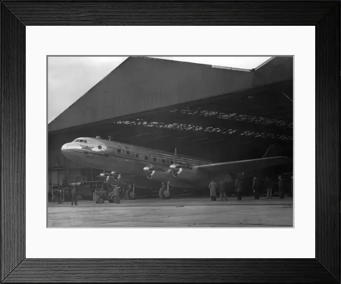 Framed Print : The first prototype Avro Tudor 2 G-ASSU at Woodford