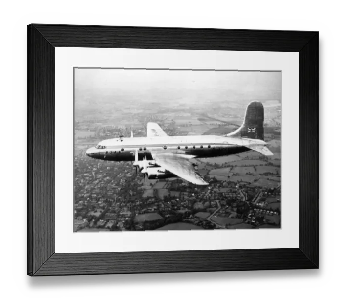 Framed Print : Avro Tudor 4 G-AHNK Star Lion of BSa Framed Print : Avro Tudor 4 G-AHNK Star Lion of BSa