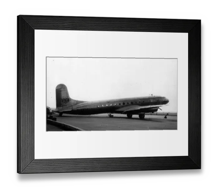 Framed Print : Avro Tudor 5 G-AKCC Star Swift of BSa Framed Print : Avro Tudor 5 G-AKCC Star Swift of BSa