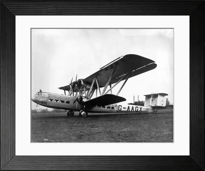Framed Print : Handley Page HP42E G-aGX Hannibal Framed Print : Handley Page HP42E G-aGX Hannibal
