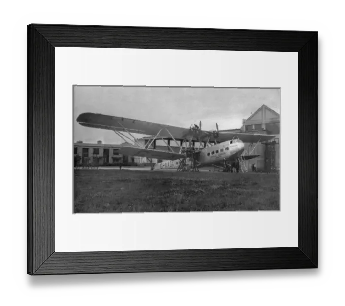 Framed Print : Handley Page HP42E G-aGX Hannibal Colour-tinted photo Framed Print : Handley Page HP42E G-aGX Hannibal Colour-tinted photo