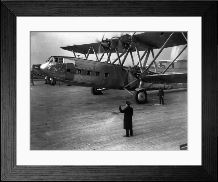Framed Print : Handley Page HP42W G-aXC Heracles Framed Print : Handley Page HP42W G-aXC Heracles
