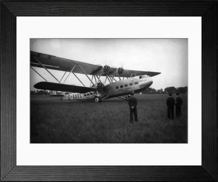 Framed Print : Handley Page HP42W G-aXC Heracles