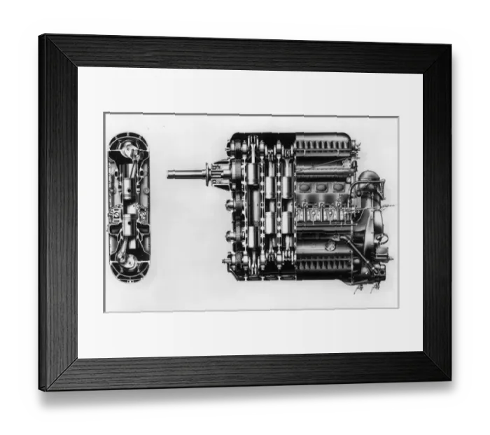 Framed Print : Junkers Jumo 205 heavy oil engine Framed Print : Junkers Jumo 205 heavy oil engine