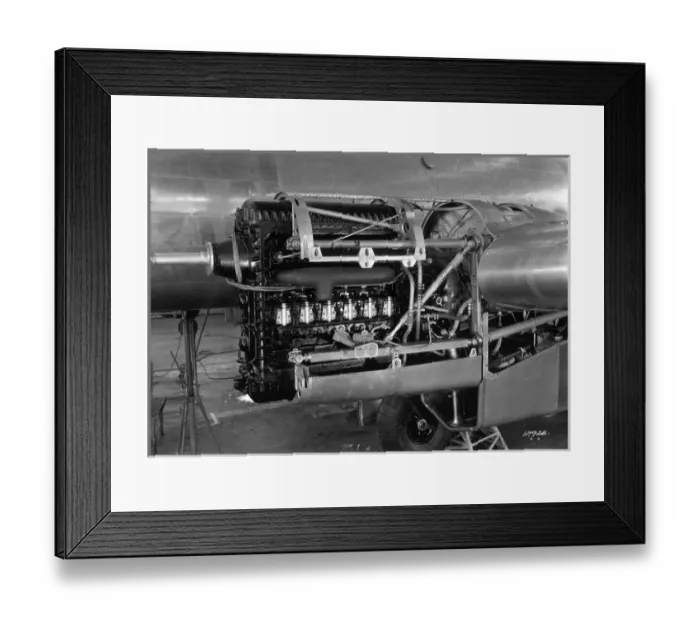 Framed Print : Junkers Jumo 205 heavy oil engine fitted to a Junkers Ju86 Framed Print : Junkers Jumo 205 heavy oil engine fitted to a Junkers Ju86