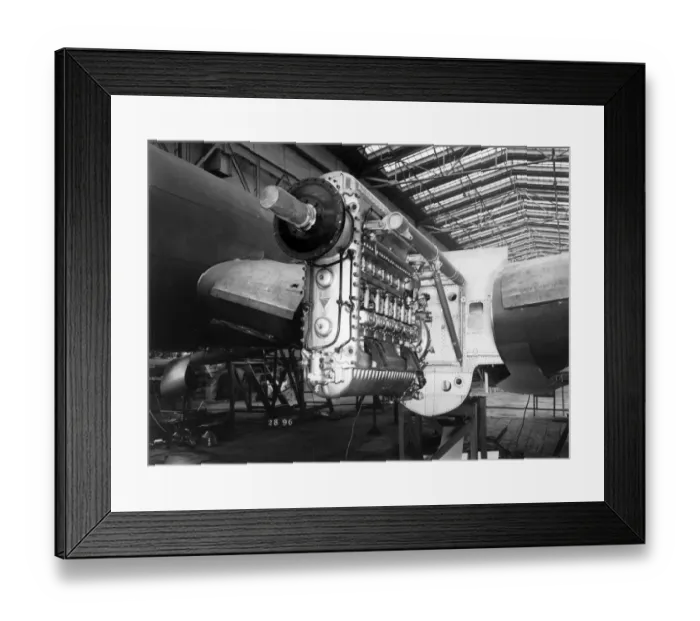 Framed Print : Junkers Jumo 205 heavy oil engine fitted to a Ha139 seaplane Framed Print : Junkers Jumo 205 heavy oil engine fitted to a Ha139 seaplane