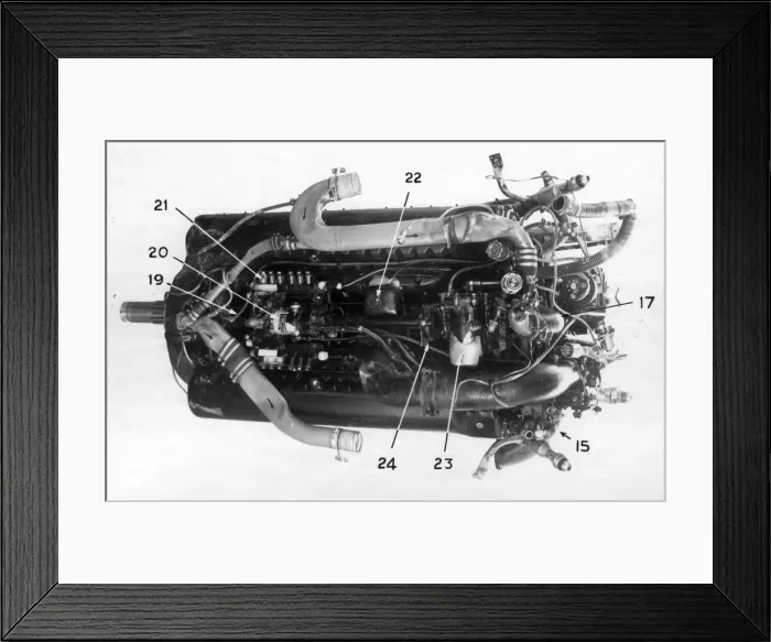 Framed Print : Junkers Jumo 211A inverted V-12 engine Framed Print : Junkers Jumo 211A inverted V-12 engine