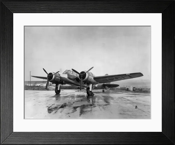 Framed Print : Bristol Blenhein PR1 L1348 at Staverton in 1940 Framed Print : Bristol Blenhein PR1 L1348 at Staverton in 1940