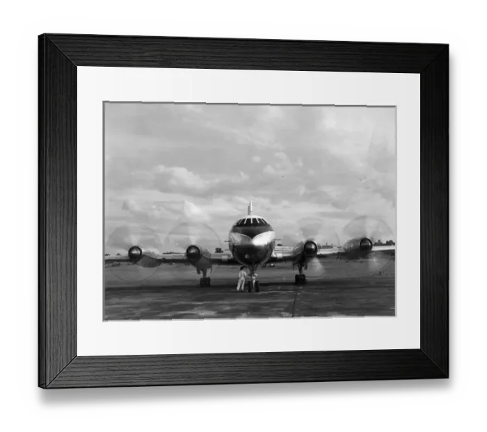 Framed Print : The first Bristol Britannia G-ALBO undergoes engine test