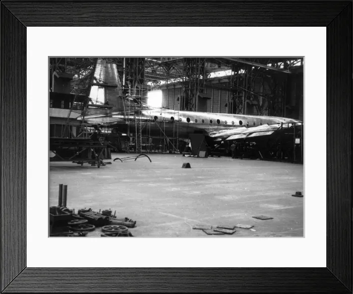 Framed Print : Bristol Britannia production at Filton Framed Print : Bristol Britannia production at Filton