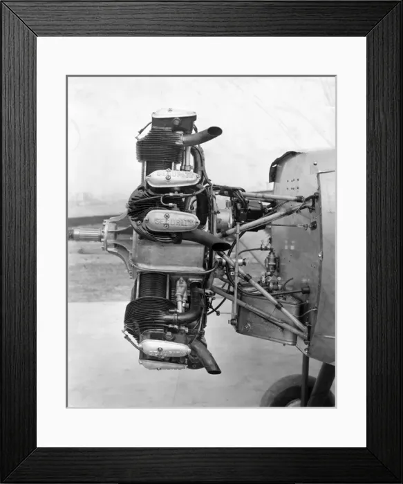 Framed Print : S-5-125 direct-drive, five-cylinder, air-cooled radial Framed Print : S-5-125 direct-drive, five-cylinder, air-cooled radial