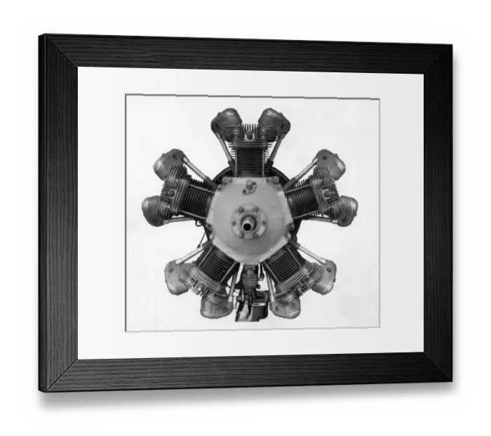 Framed Print : Lambert Aircraft Engine Corp. R-266 five-cylinder 90hp radia Framed Print : Lambert Aircraft Engine Corp. R-266 five-cylinder 90hp radia