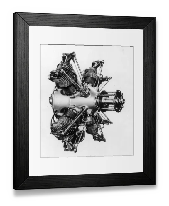 Framed Print : Fairchild-Caminez four-cylinder air-cooled radial Framed Print : Fairchild-Caminez four-cylinder air-cooled radial